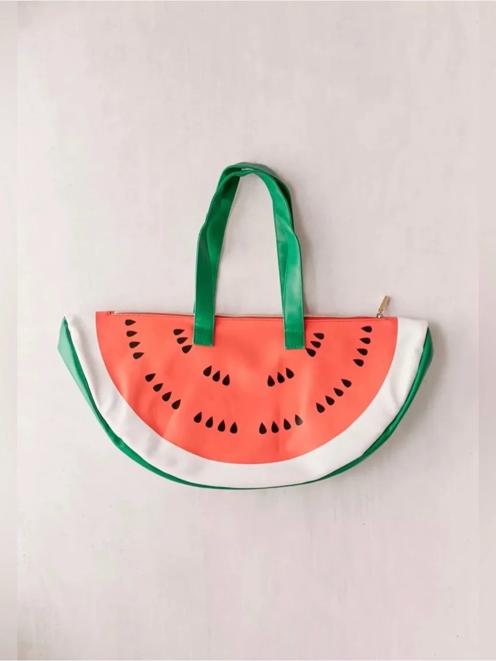 ban.do Watermelon Slice Insulated Tote - Green, Pink, White